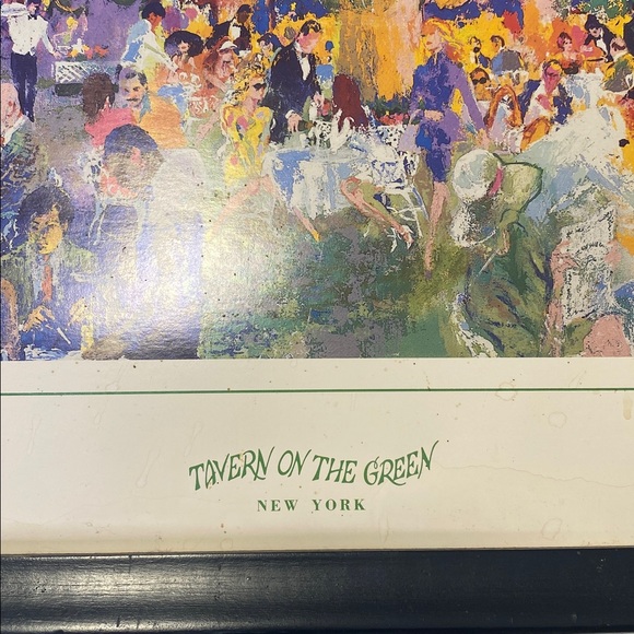 LeRoy Neiman "Tavern on the Green" Signed Framed Art Serigraph NYC Central Park - Picture 3 of 5